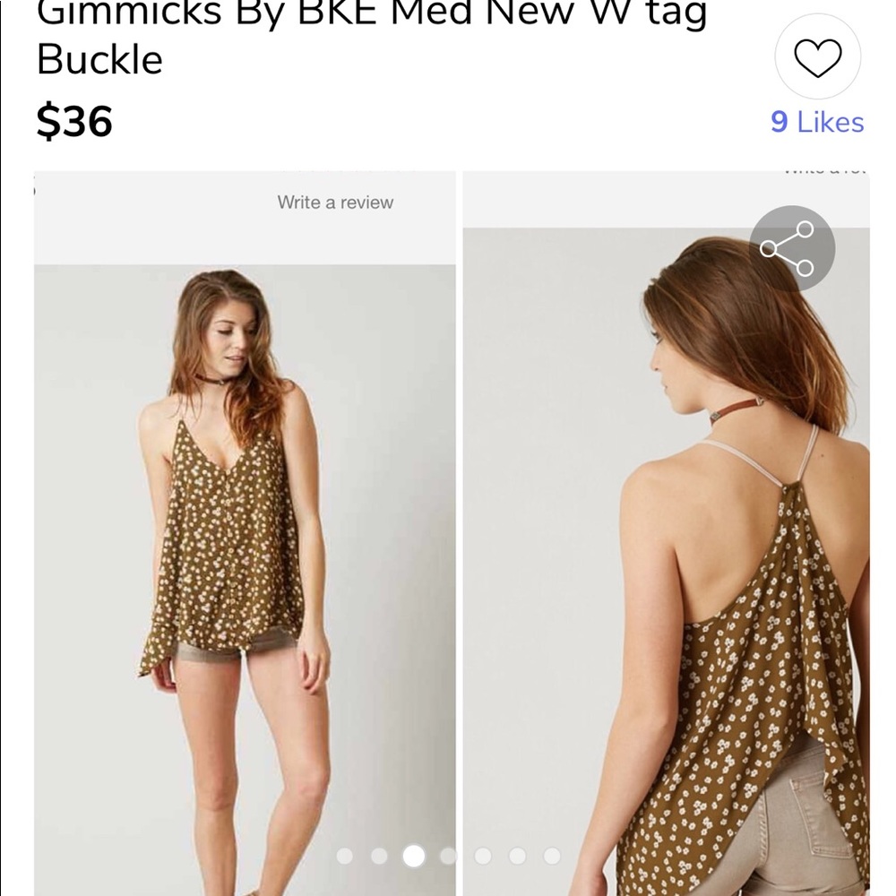 SOLD! Gimmicks By BKE Size Medium NWT Buckle